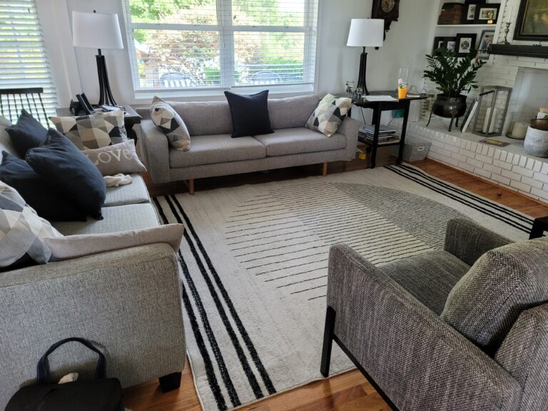 Clean carpet in Greenville living room