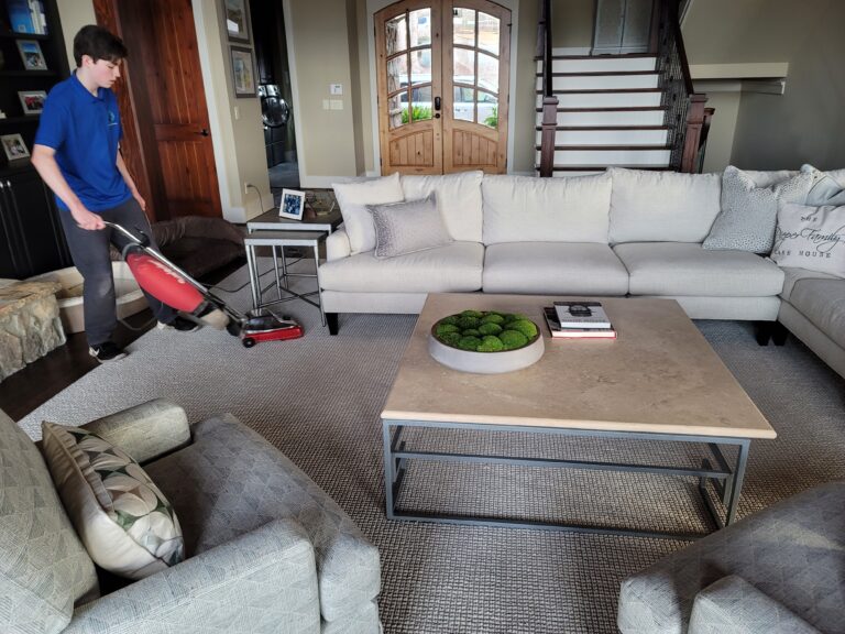 Residential carpet cleaning service